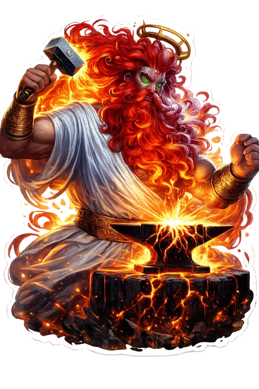 Hefesto, dios de la forja y el fuego