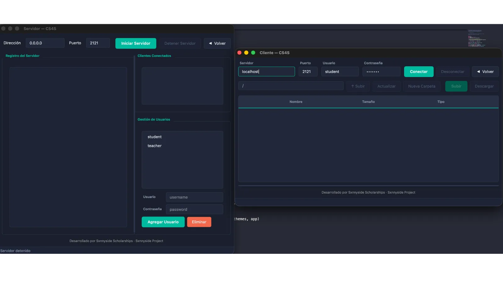 Client-Server 4 Students (CS4S)
