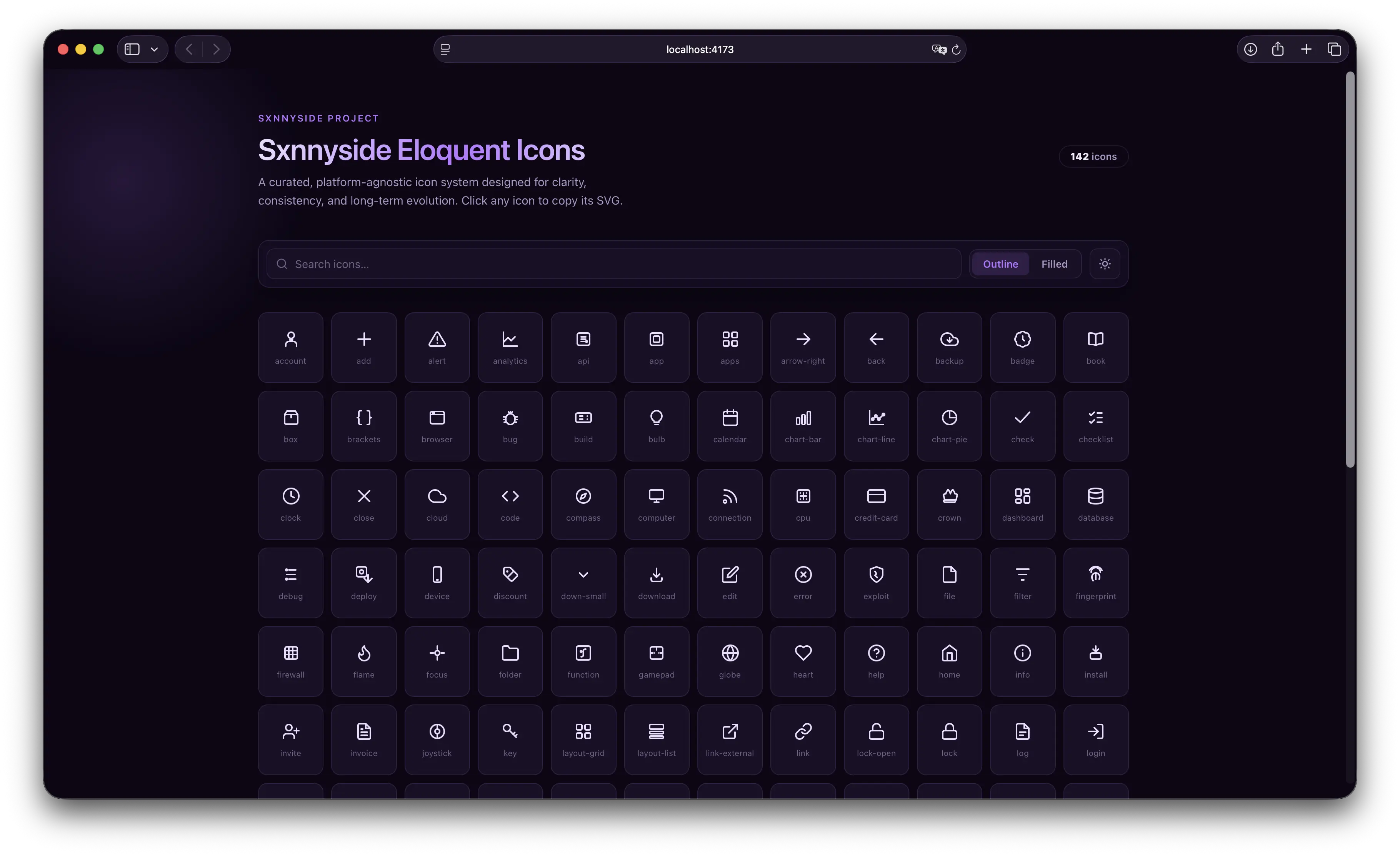 Sxnnyside Eloquent Icons (SEI)